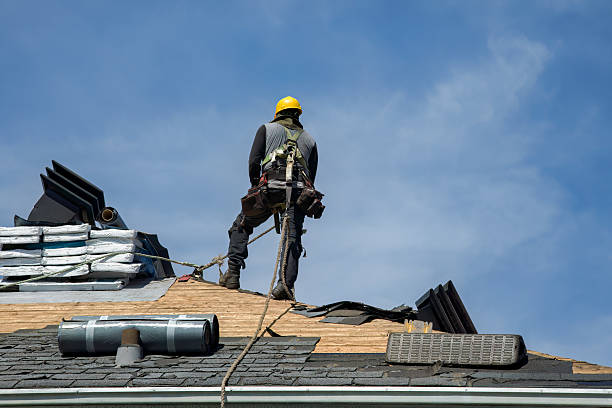Professional Flat Roof Repair technician working in Carlisle, PA